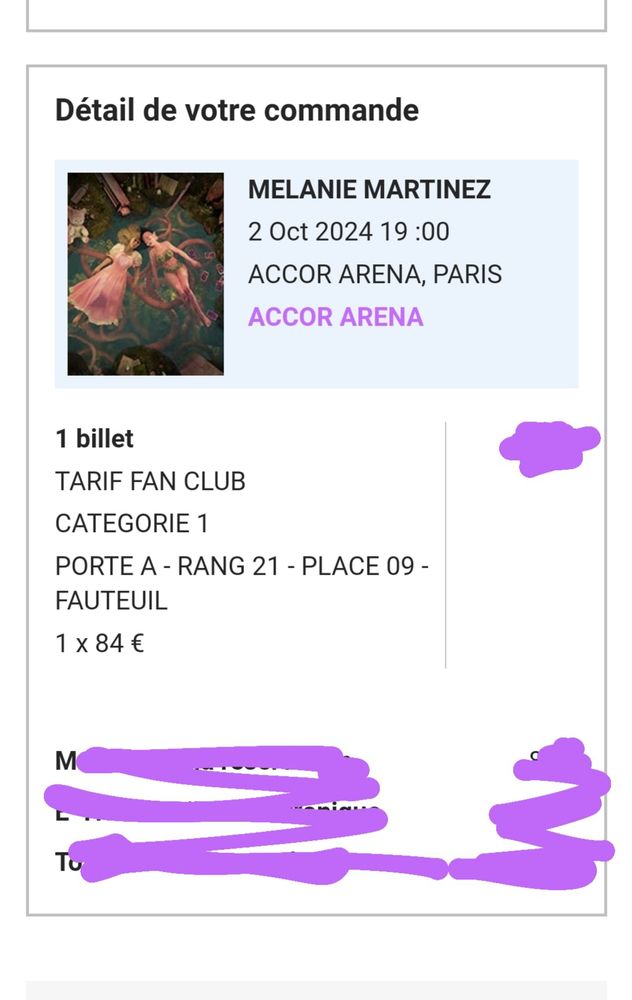 Place Melanie Martinez the trilogy tour Paris 80 Guyancourt (78)