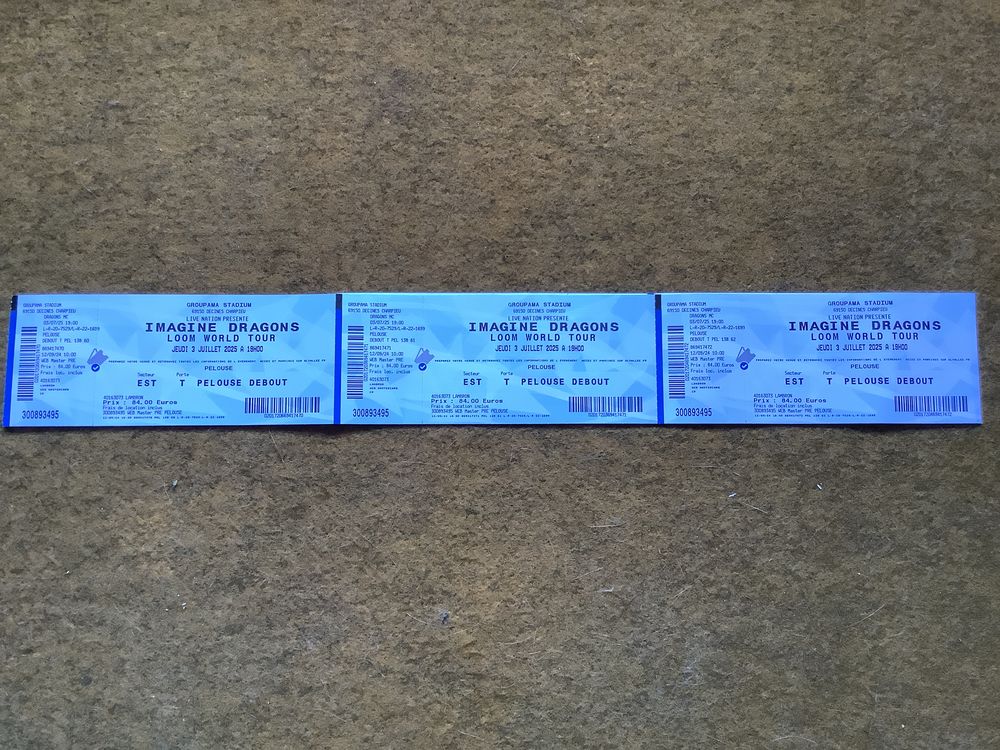 Places de concert IMAGINE DRAGONS 200 Saint-Cl�ment-sur-Guye (71)