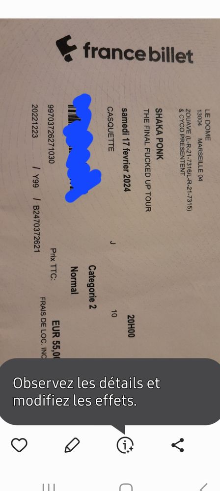 2 places concert Shaka Ponk th� final tour 45 Marseille 8 (13)