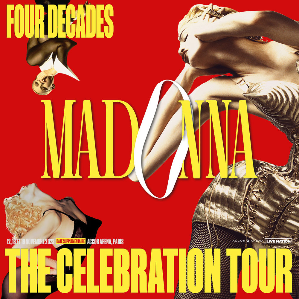 2 places en fosse concert Madonna : Celebration Tour 13/11 388 Villejuif (94)