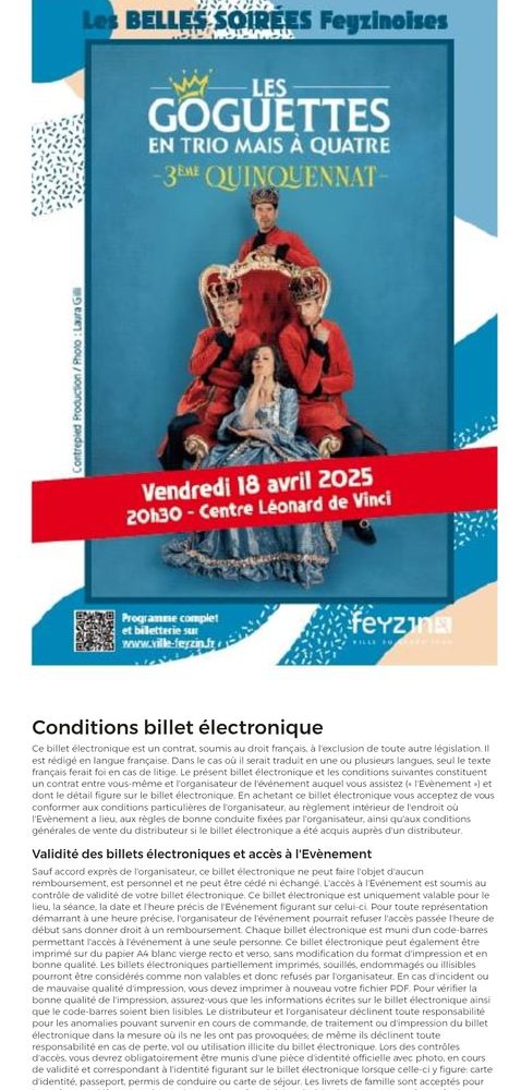 3 places Les Goguettes (en trio mais � quatre) 17 Moidieu-D�tourbe (38)