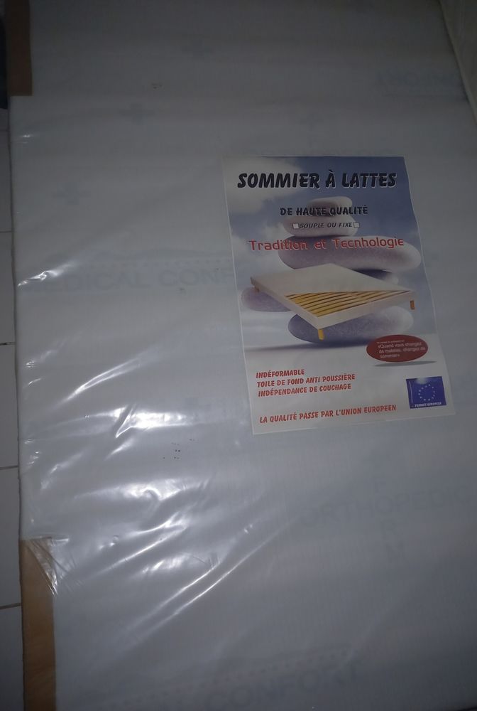 Lit 2 places - Sommier neuf   Matelas T�flon Latex (140�190) 400 Marseille 6 (13)