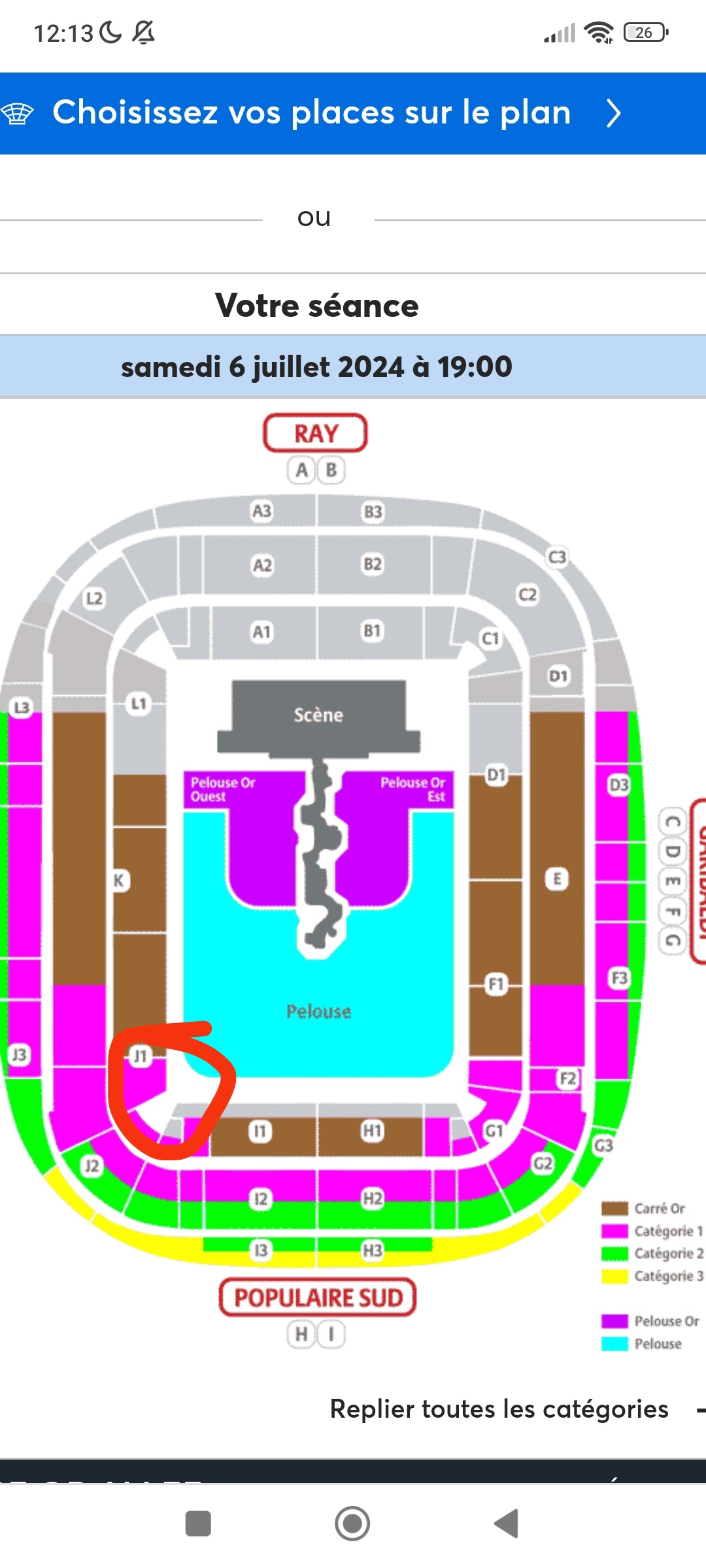 2 places en cat 1 Travis Scott Nice 6 juillet 250 Lyon 3 (69)