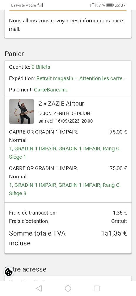 2 places Zazie Z�nith de Dijon 70 Dijon (21)