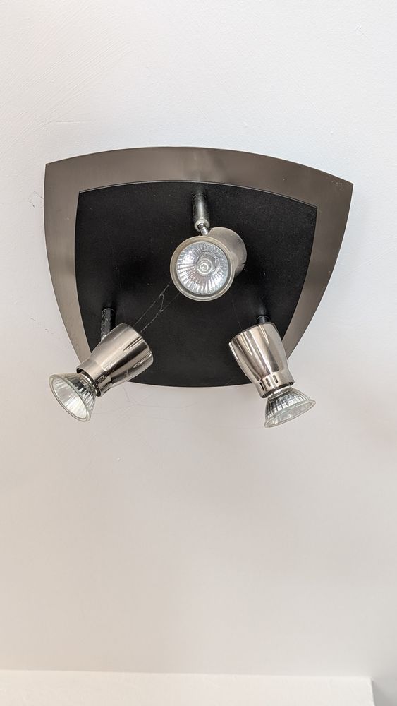 Plafonnier de couloir 3 lampes halog�nes GU10 orientables 0 Laill� (35)