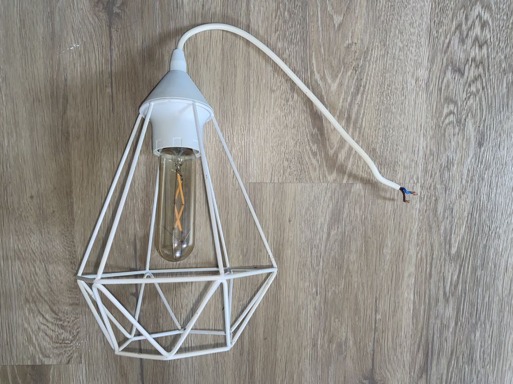 Plafonnier lampe industrielle blanche 10 B�ziers (34)
