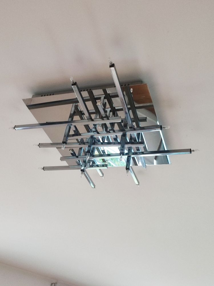 plafonnier en metal chrome 17 led etat neuf 75 Charenton-le-Pont (94)