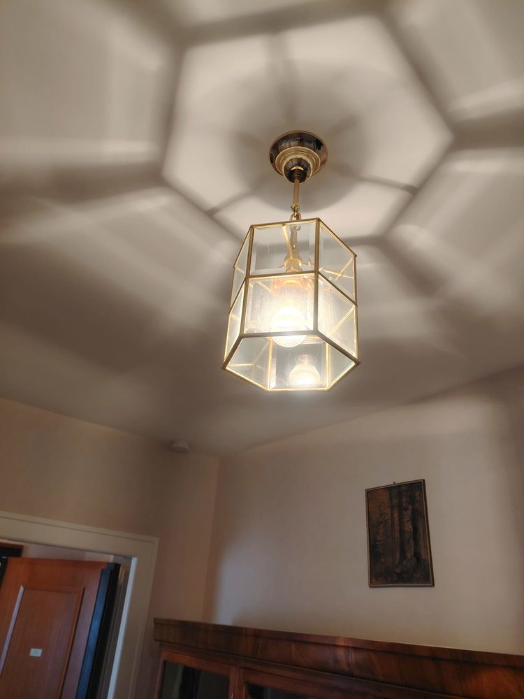 Plafonnier vintage dor� 20 Divonne-les-Bains (01)