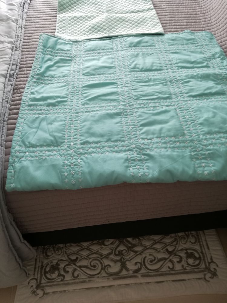 PLAID de LIT magnifique + Coussin assorti NEUFS 20 Juan Les Pins (06)