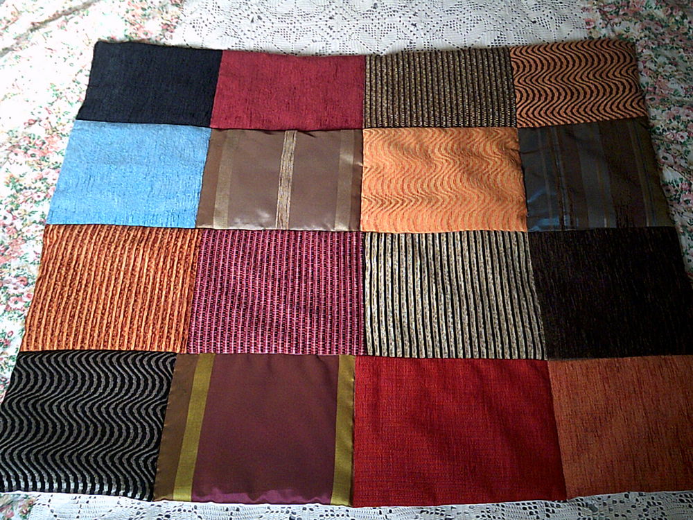 Plaid en tissu patchwork FAIT MAIN 40 Auch (32)