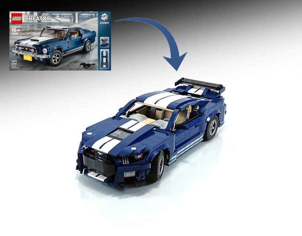 PLAN PDF 10265 Mustang Shelby GT500 B model 
SET LEGO 10265 6 Caudebec-l�s-Elbeuf (76)