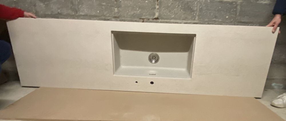 Plan de travail dekton + �vier fragranit 500 Berteaucourt-les-Dames (80)