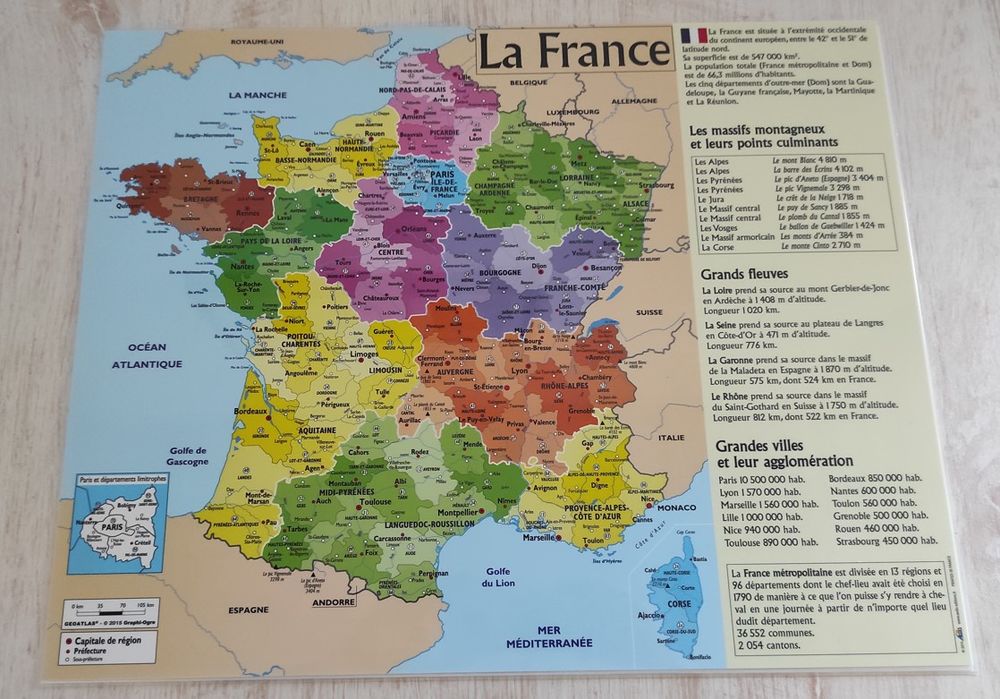 Planches plastifi�es France et Europe ? Lot de 2 4 Metz (57)