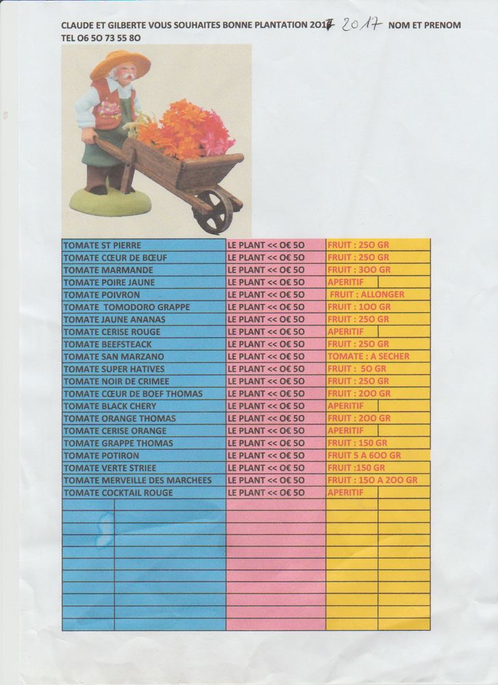 PLANTS DE TOMATES ET DE LEGUMES LE PLANTS DE TOMATE 0 �50 5 Sartrouville (78)