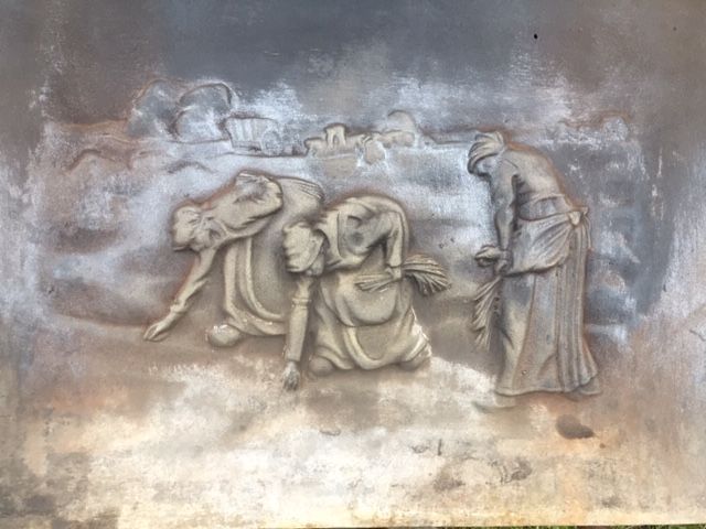 Plaque d'�tre chemin�e  Les Glaneuses  140 Ch�teaufort (78)