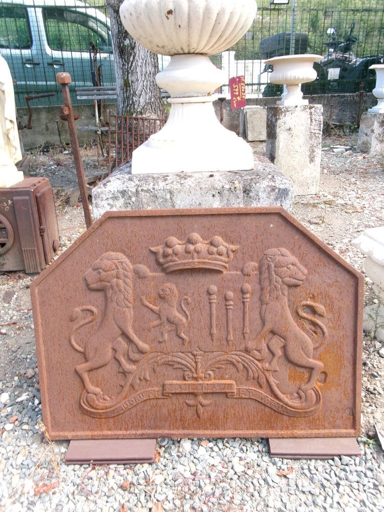 Plaque de chemin�e en fonte 265 Ch�teau-l'�v�que (24)