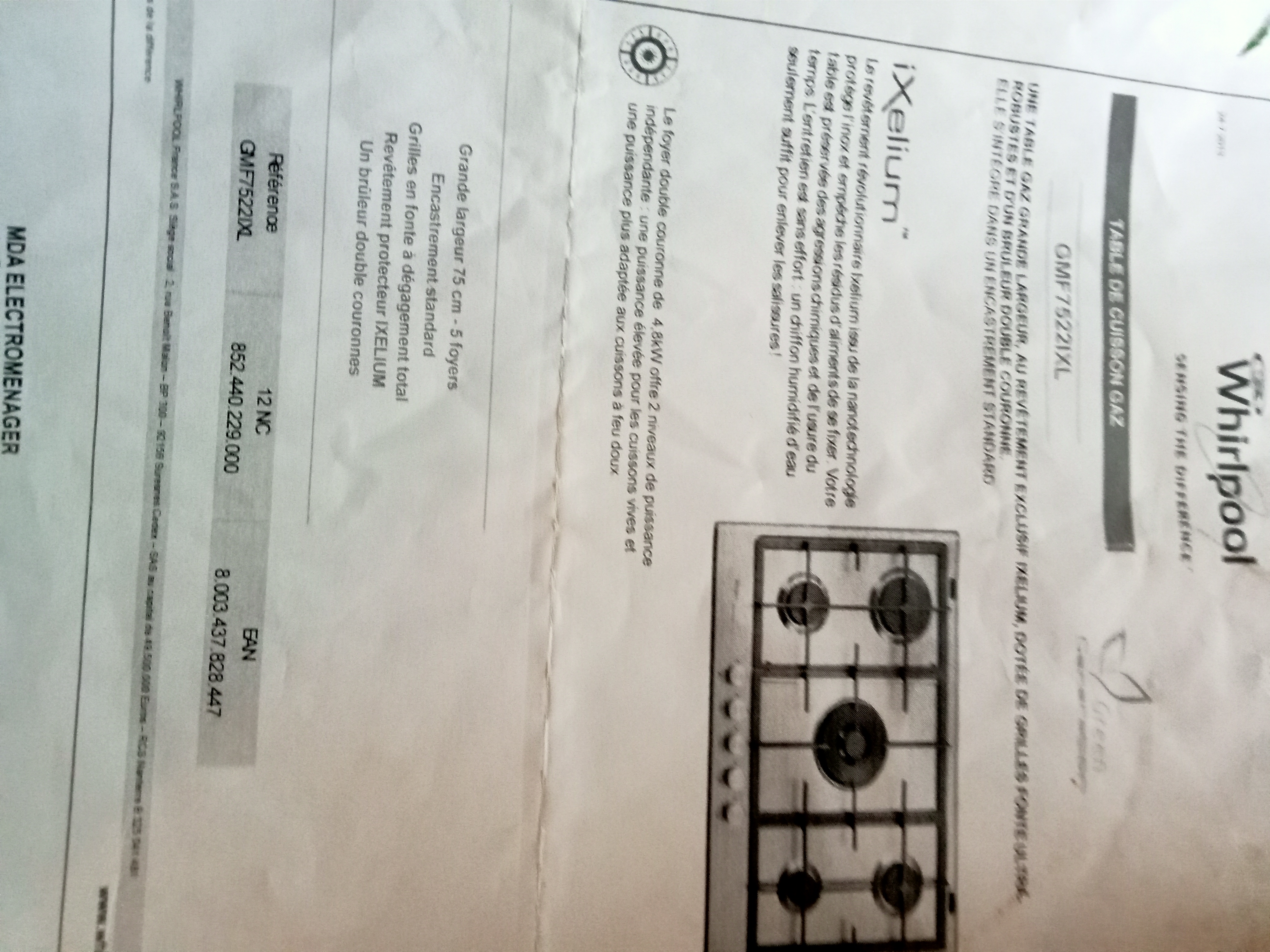 Plaque de cuisson 200 Pontivy (56)