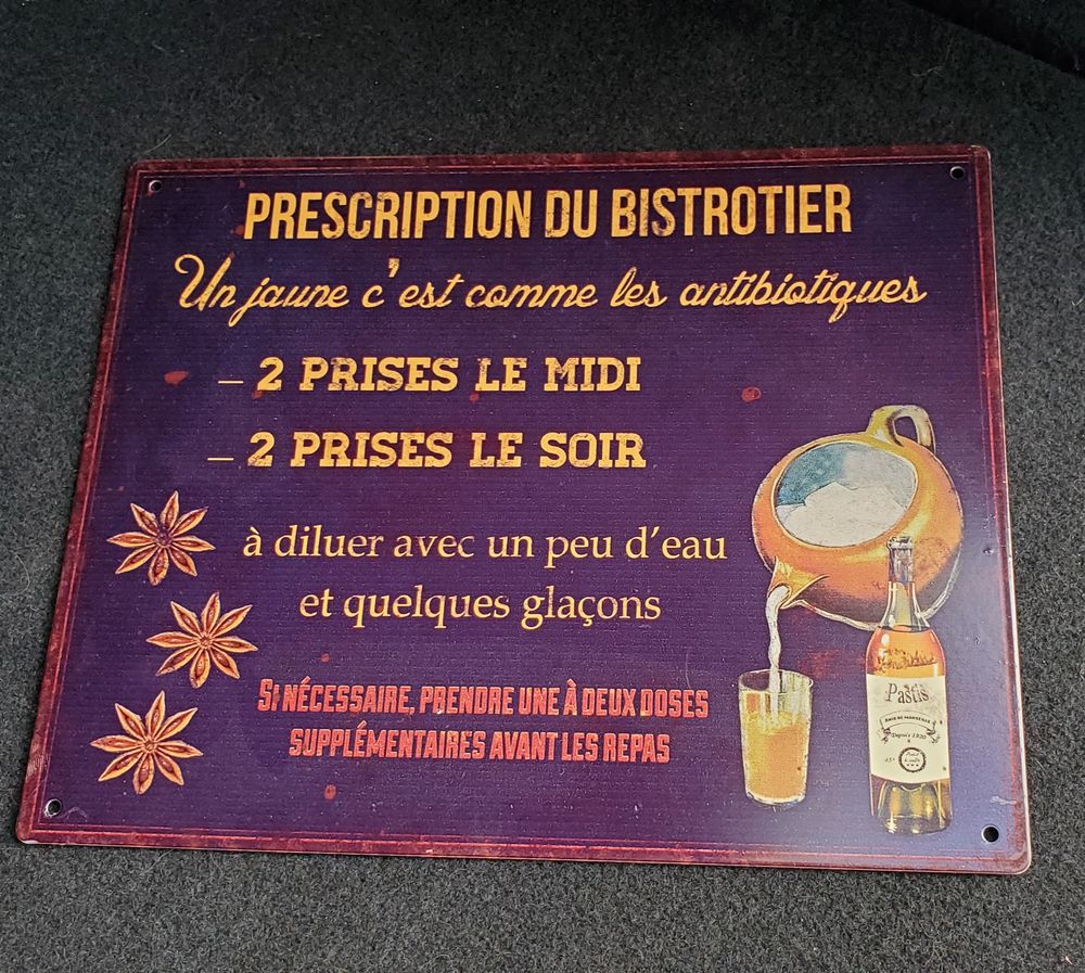 Plaque �maill�e bistrot 0 Cr�cy-la-Chapelle (77)