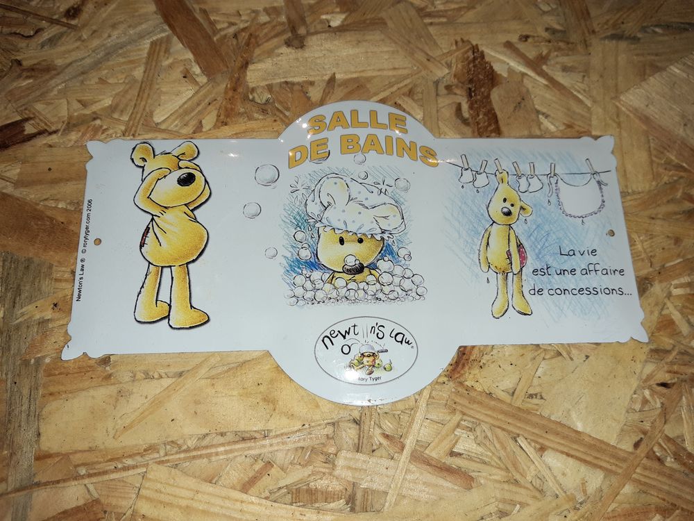 Plaque �maill�e ?Salle de Bains'	 5 Amilly (45)