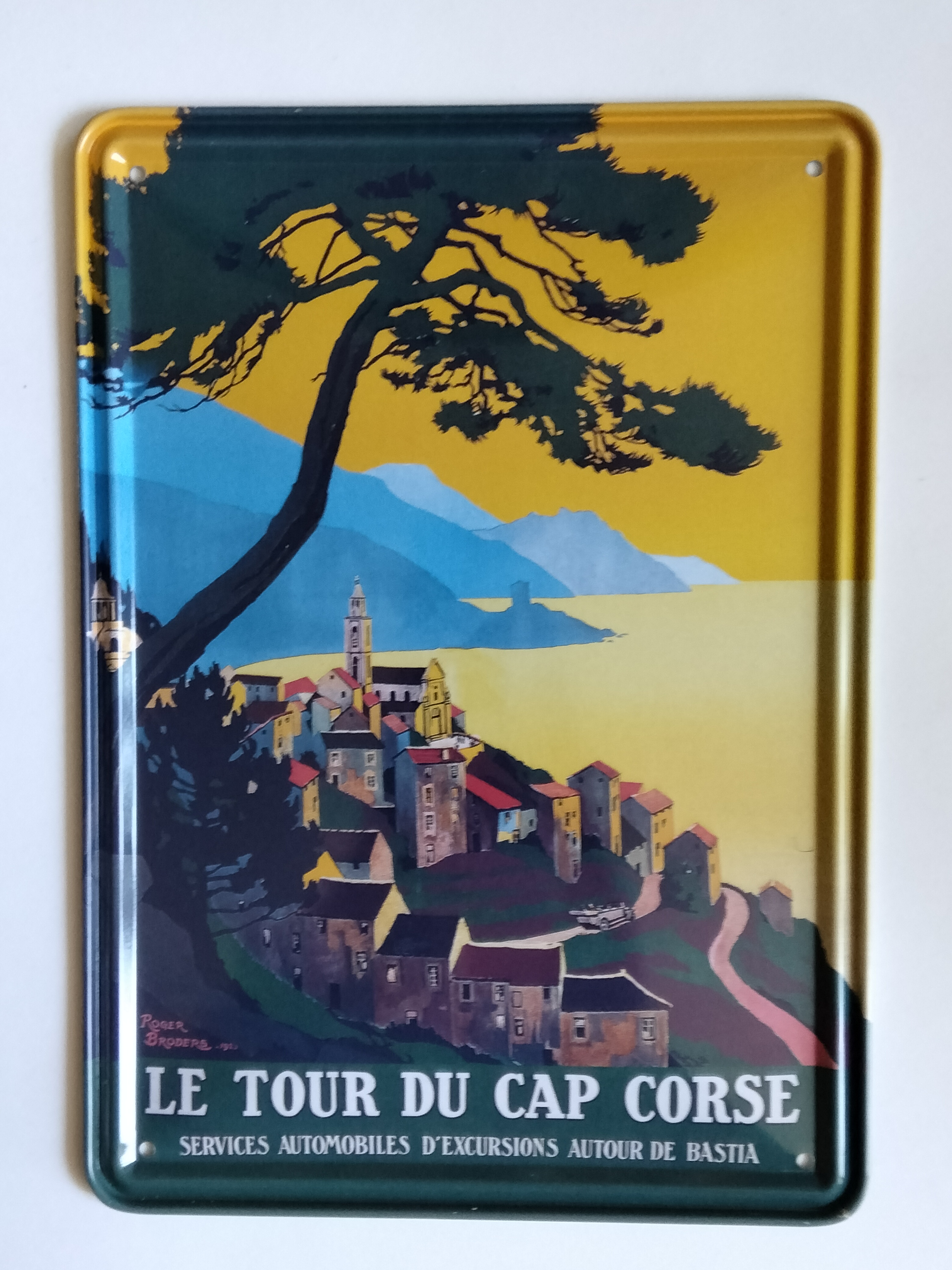 Plaque m�tal cap Corse. 10 Vierzon (18)