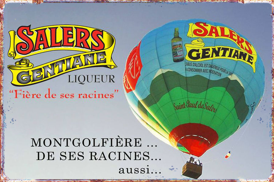 30 X 20 Plaque M�tal 30 X 20 D�co Salers Gentiane 04 6 Sain-Bel (69)