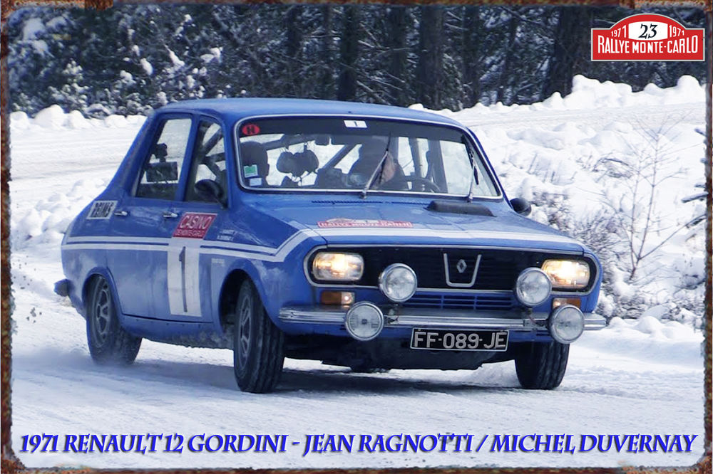 Plaque M�tal D�co 30 X 20cm Renault 12 Gordini 1 � 3 6 Sain-Bel (69)