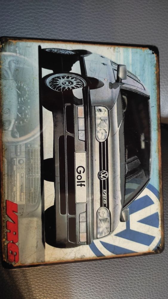 plaque en m�tal v�hicule golf 23 Agen (47)