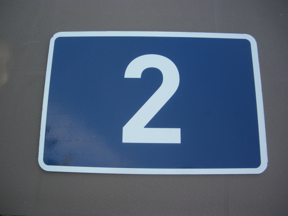 Plaque de rue neuve 4 Elbeuf (76)