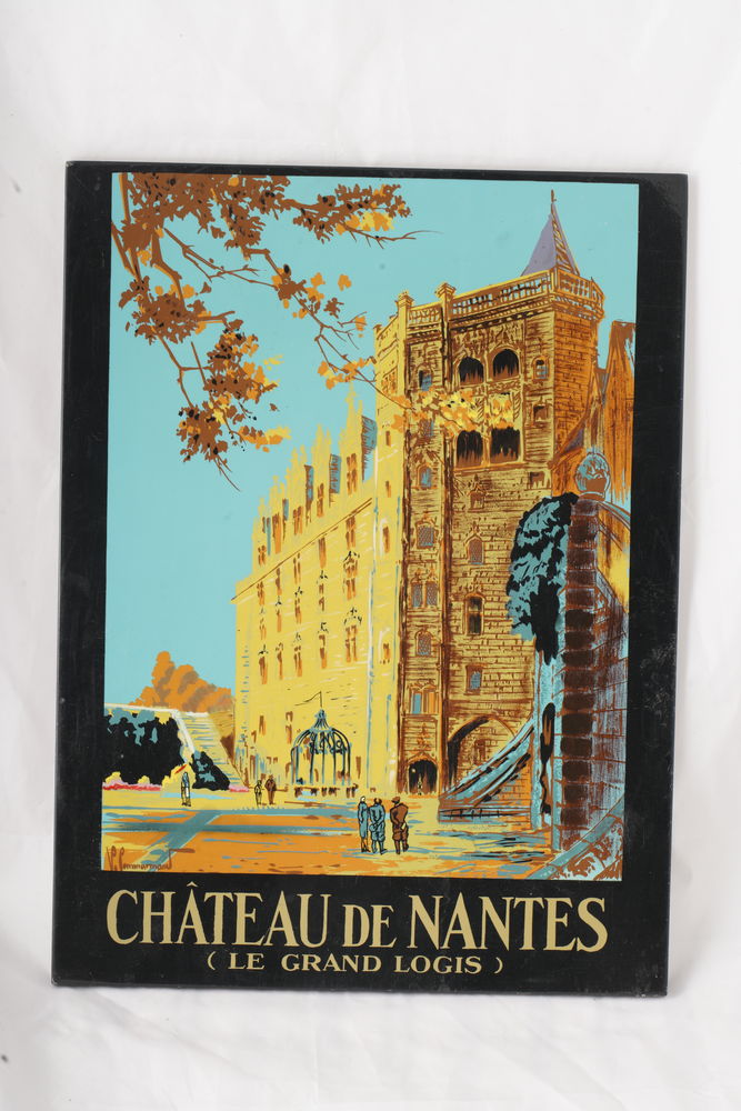 Plaque peinte � la main Chateau de Nantes
10 Vincennes (94)