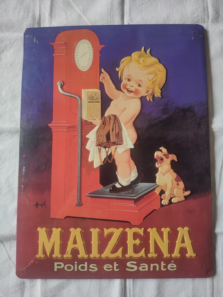 Plaque publicitaire ma�zena 30 Avermes (03)