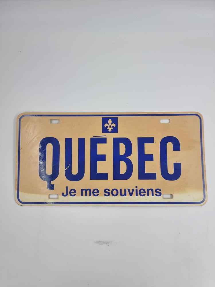 Plaque Qu�bec, Je me souviens 1 Vulbens (74)