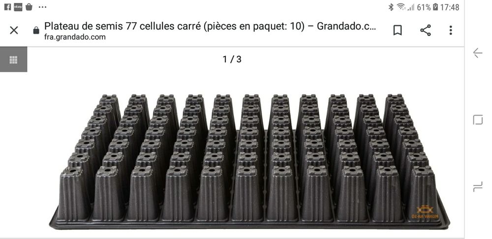 plaque de semis 77 trous 2 Simard (71)