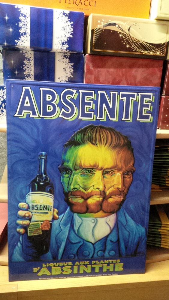 Plaque en t�le absente liqueur 35 Gardanne (13)