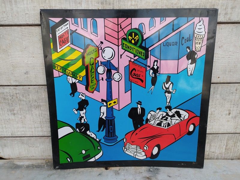 Plaque T�le Vintage Smoke Stone Nishiazabu Tokyo Japan 120 Loches (37)