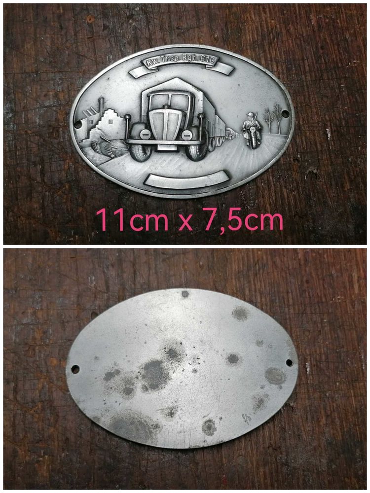 plaque troupe motoris�e reconnaissance Allemande WW2 80 Les Baroches (54)