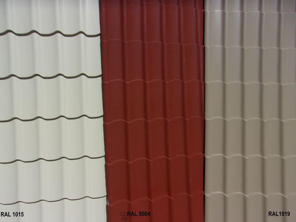 PLAQUE TUILES de COULEUR - Tole de Couverture 37.5 Saint-Porquier (82)