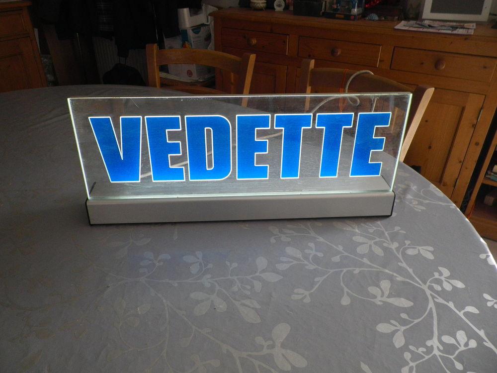 Plaque VEDETTE r�tro �clair�e 75 Toulouse (31)