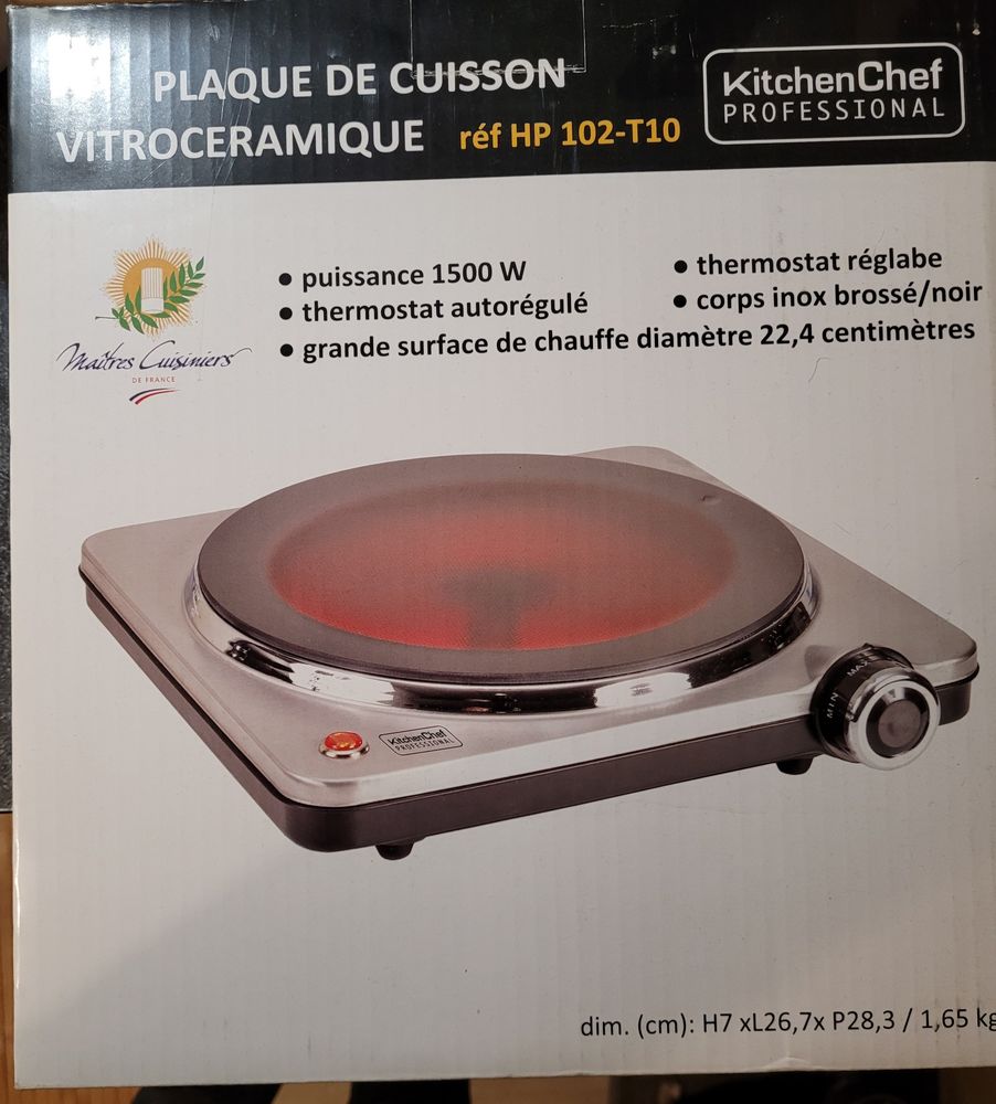 plaque vitroc�ramique 1 feu kitchen chef professional 60 Paris 19 (75)