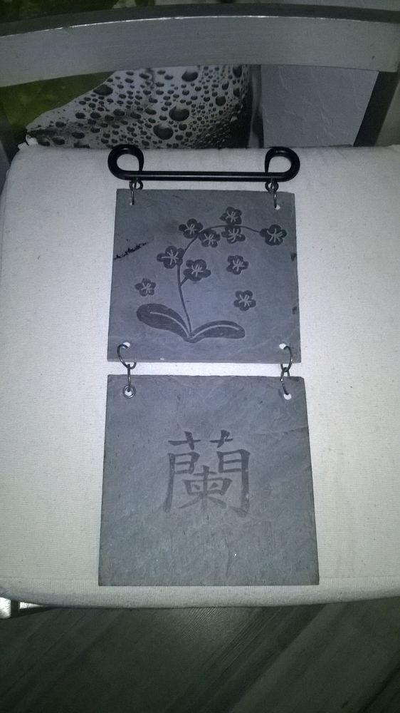 Plaques chinoise porte bonheur en ardoise
Neuf
Compose de 10 Talange (57)
