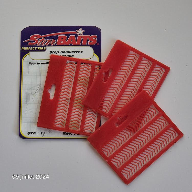 Lot de 3 Plaques de stop bouillettes starbaits bait stopper 5 Gu�ret (23)