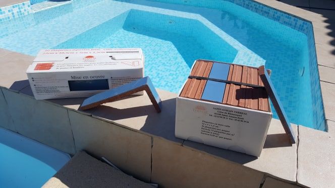 Lot plaquettes en terre cuite + plaquettes �querres TERREAL 120 Lectoure (32)