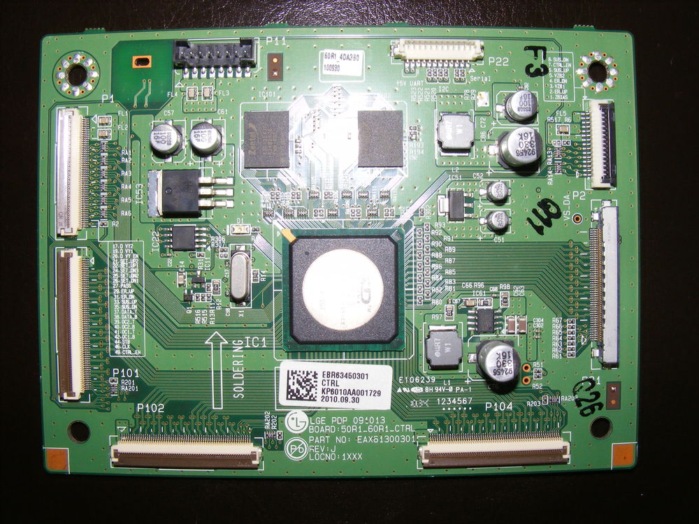 LG PLASMA Control Board Eax61300301 Ebr63450301 25 Pl�dran (22)