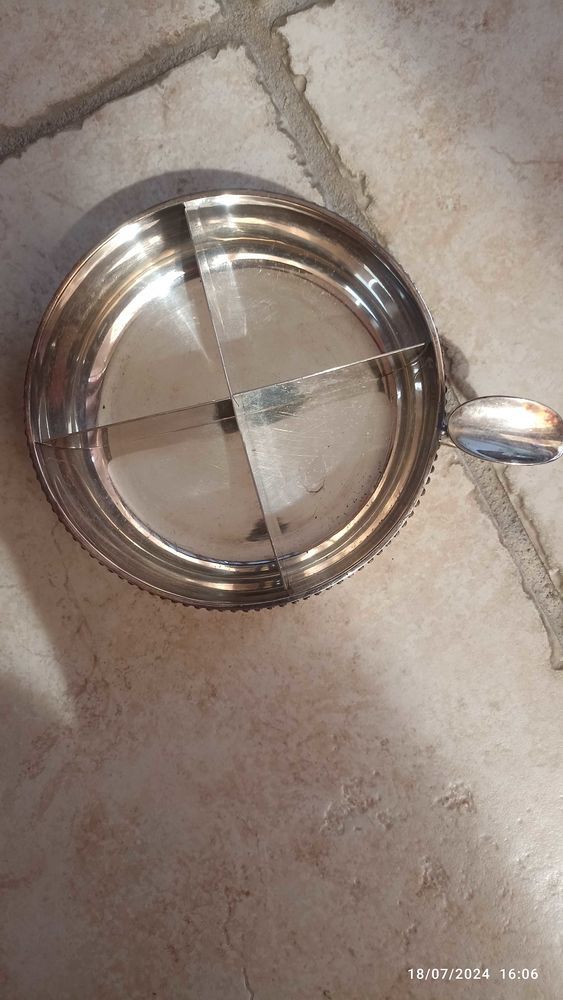 plat ap�ro en argent 55 Vallauris (06)