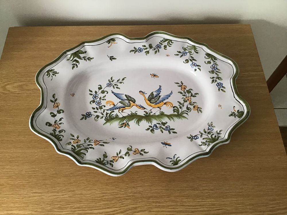 plat en fa�ence de Moustiers 75 Beynes (78)