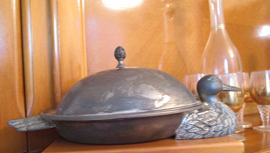 Plat � foie gras en argent 40 cm 0 Sainte-C�cile-d'Andorge (30)