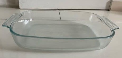 Plat � four (gratin), rectangulaire, en verre Pyrex 1 Marseille 10 (13)