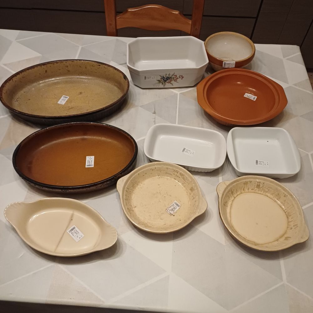 Lot de plat gratin au four 30 Rethel (08)