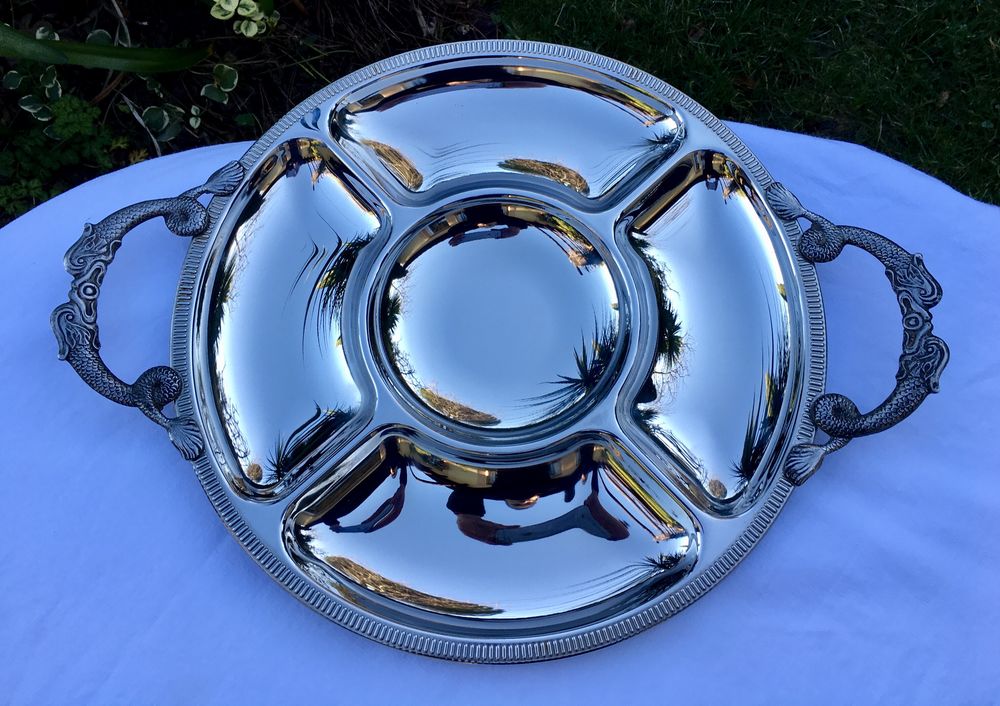 Plat � hors-d'oeuvre de l'orf�vre J.COUZON (comme neuf) 35 Merville (31)