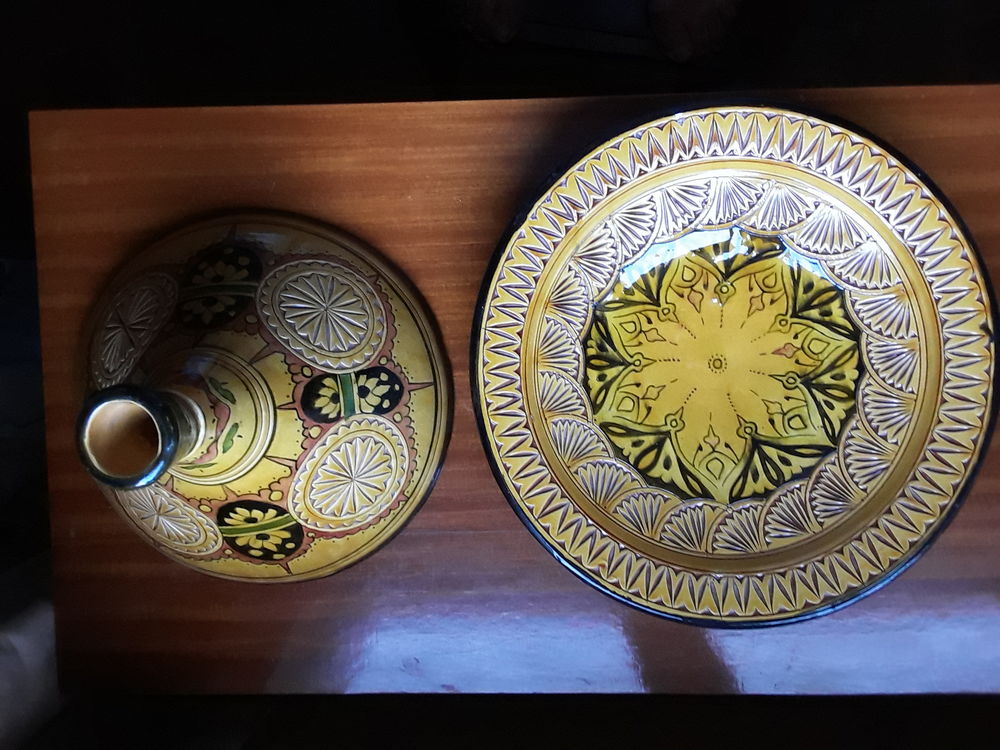 Plat Marocain en c�ramique 35 Joinville-le-Pont (94)