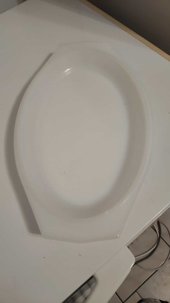 plat ovale blanc 3 Malesherbes (45)